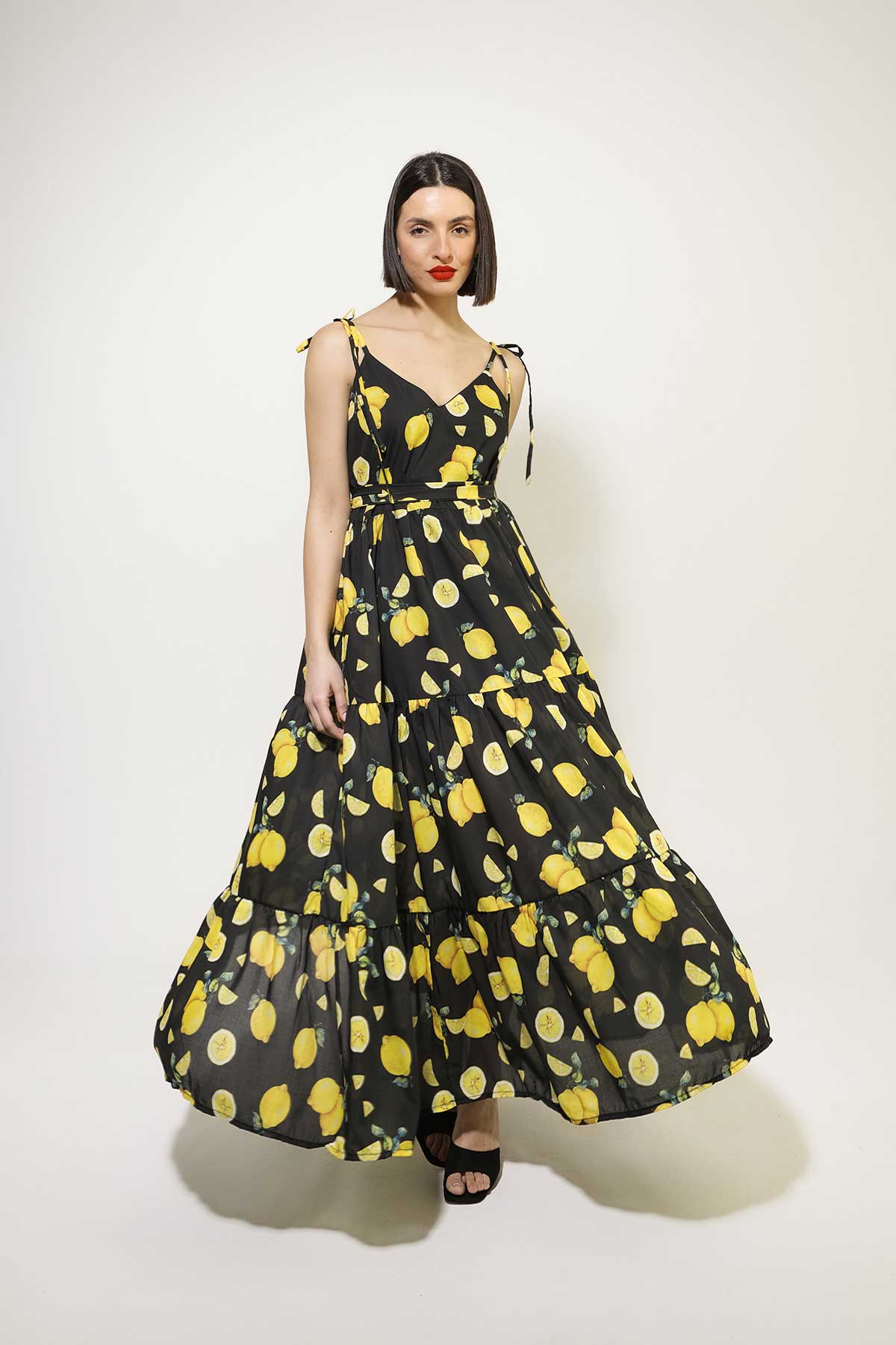 FTERI DRESS (LEMONS)