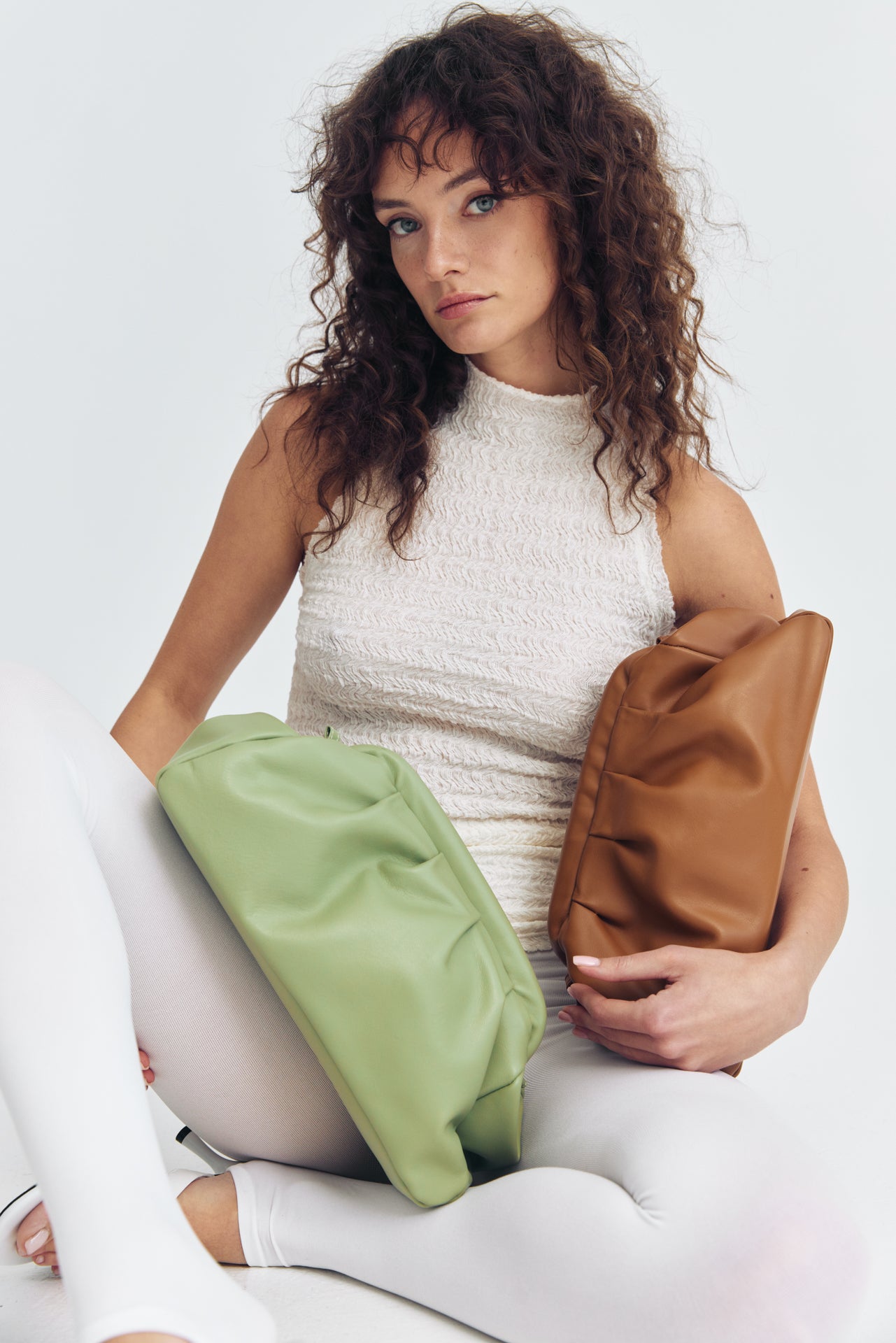 DIMI ΔΕΡΜΑΤΙΝΗ CLUTCH ΤΣΑΝΤΑ ΜΕΝΤΑ