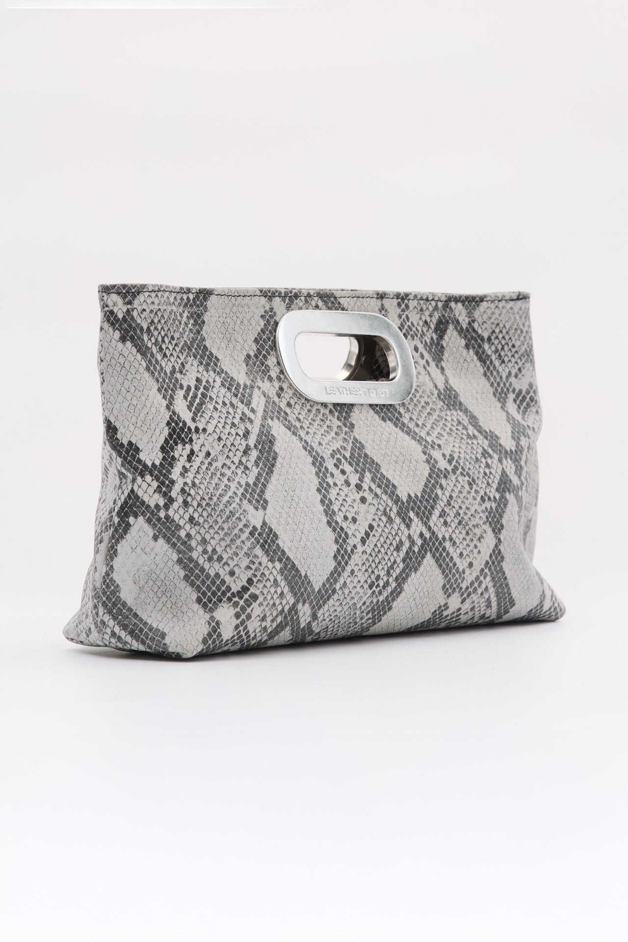 GOT HER ΔΕΡΜΑΤΙΝΗ CLUTCH ΤΣΑΝΤΑ ΦΙΔΙ ΛΕΥΚΟ