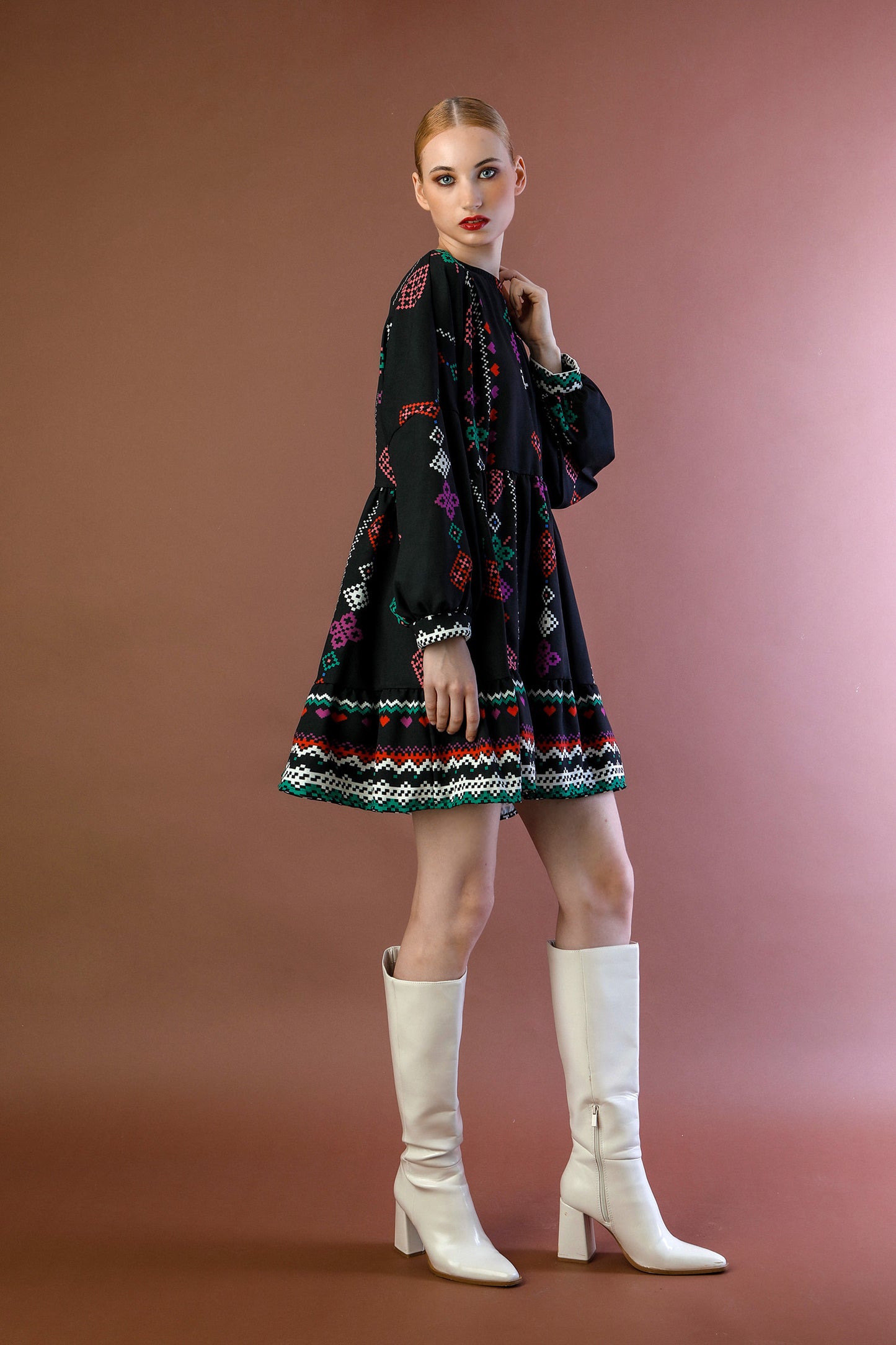 MARGOT MINI DRESS - BLACK