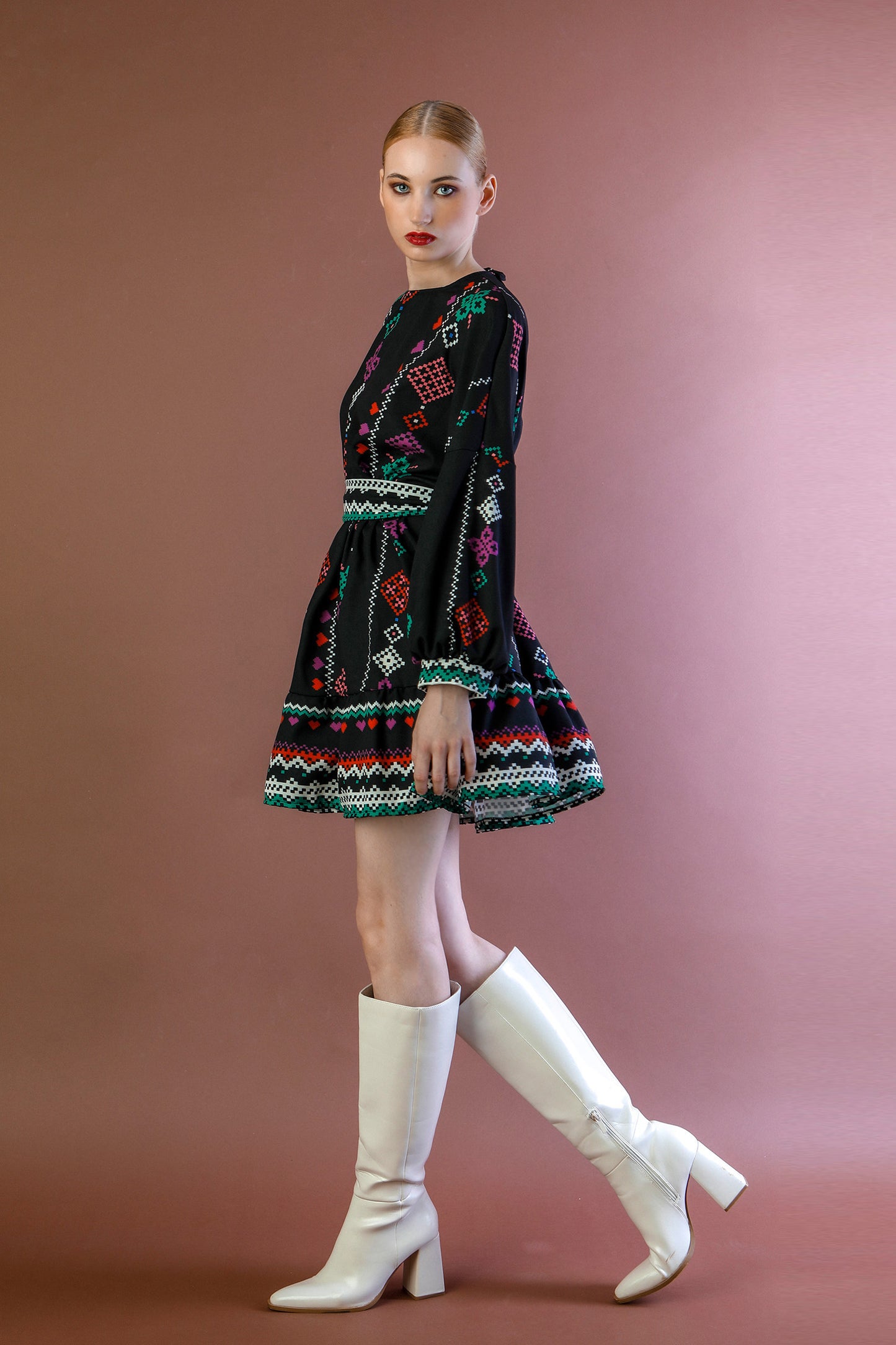 MARGOT MINI DRESS - BLACK