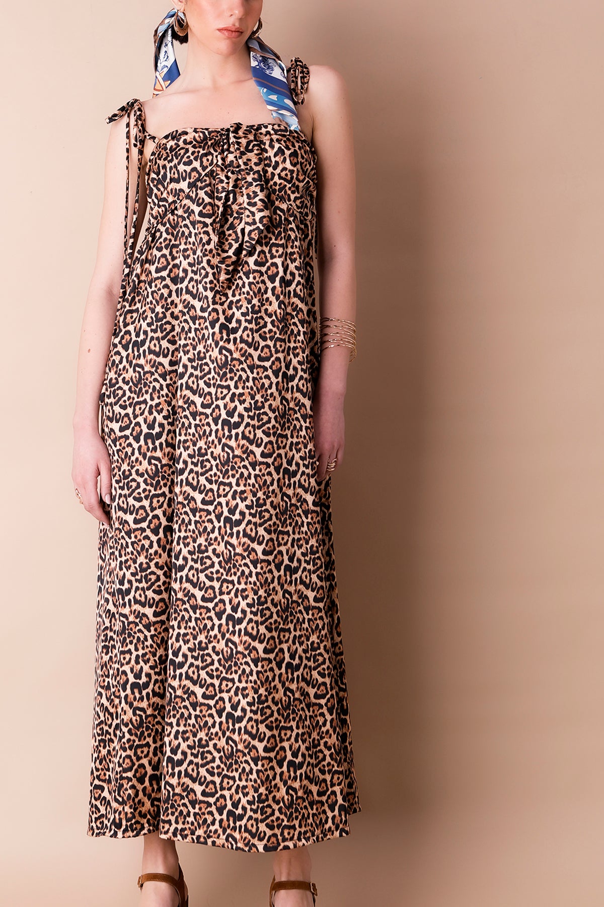 MONICA DRESS (LEOPARD)