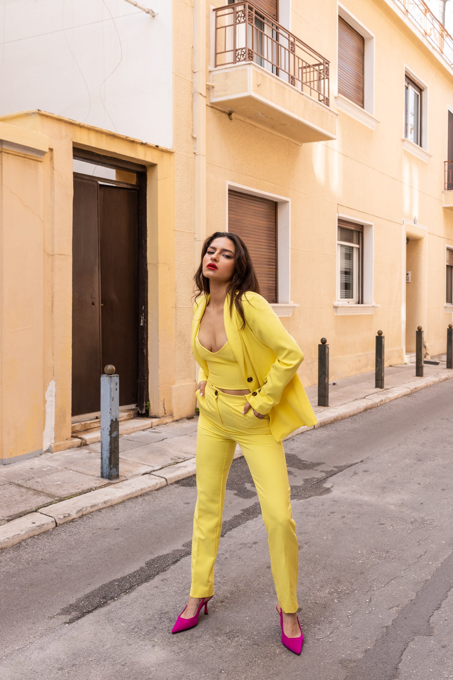 IRINA YELLOW TROUSERS