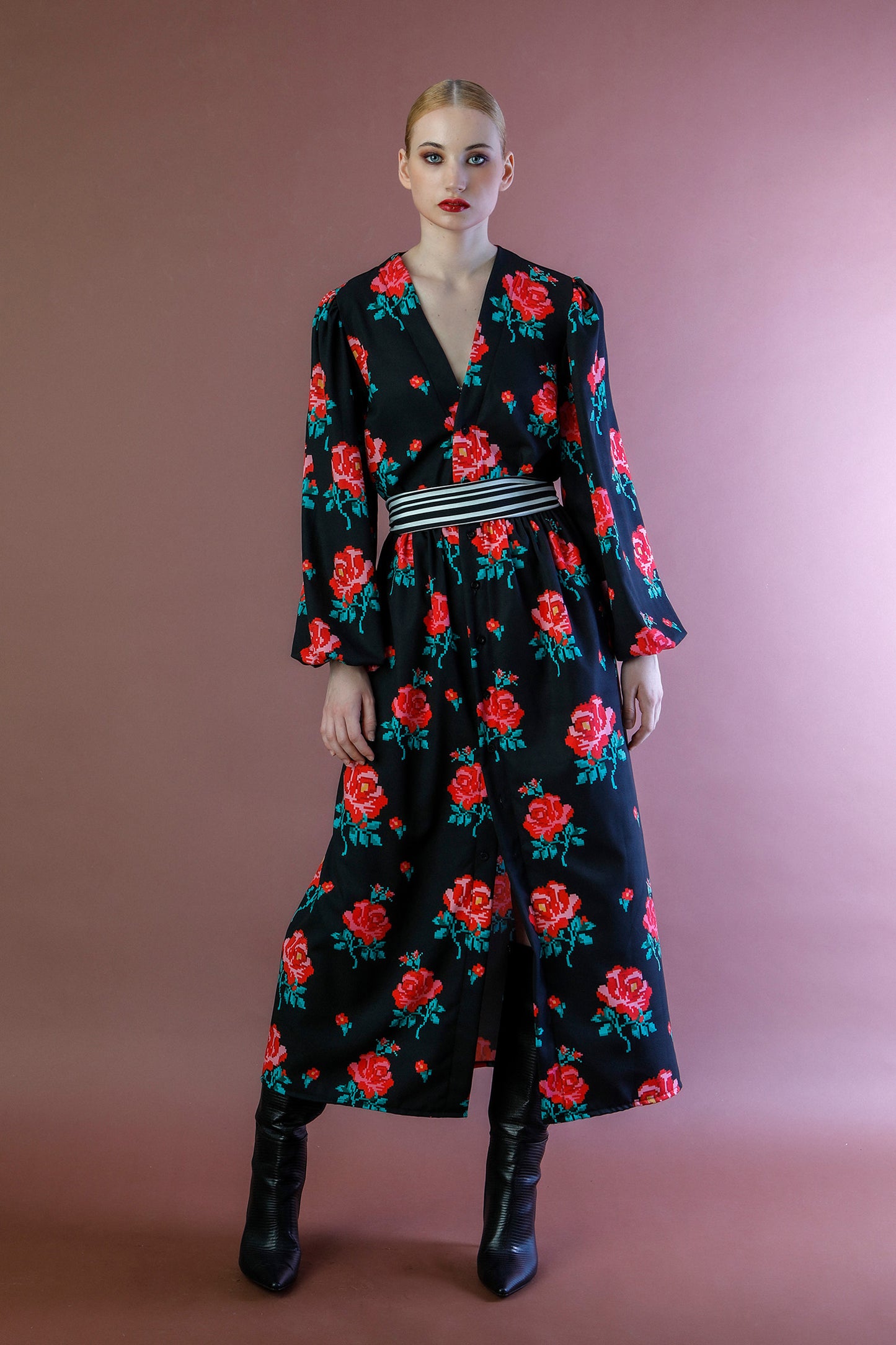 Olivia Dress - Roses