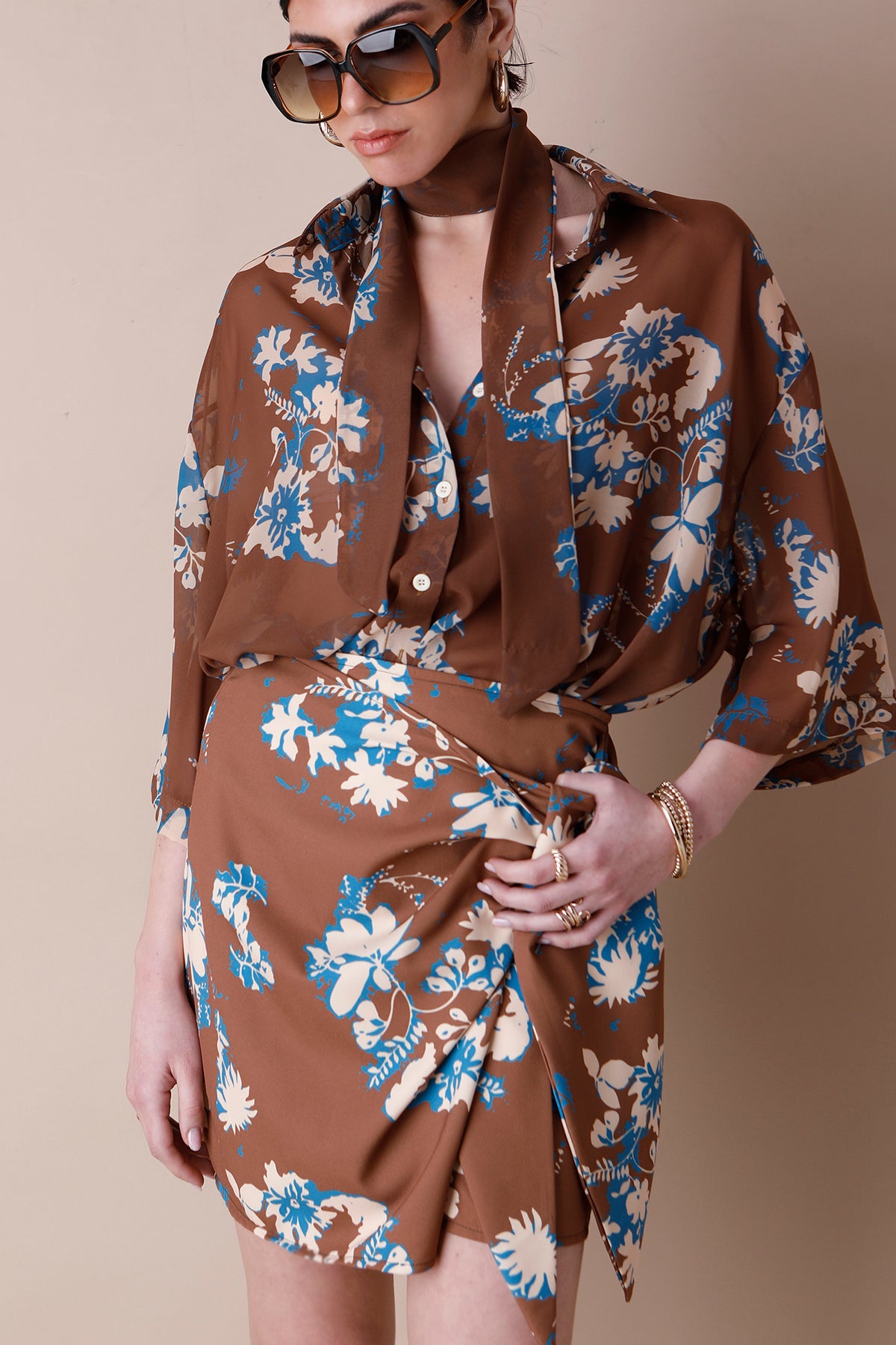 ORNELLA (BROWN) SKIRT