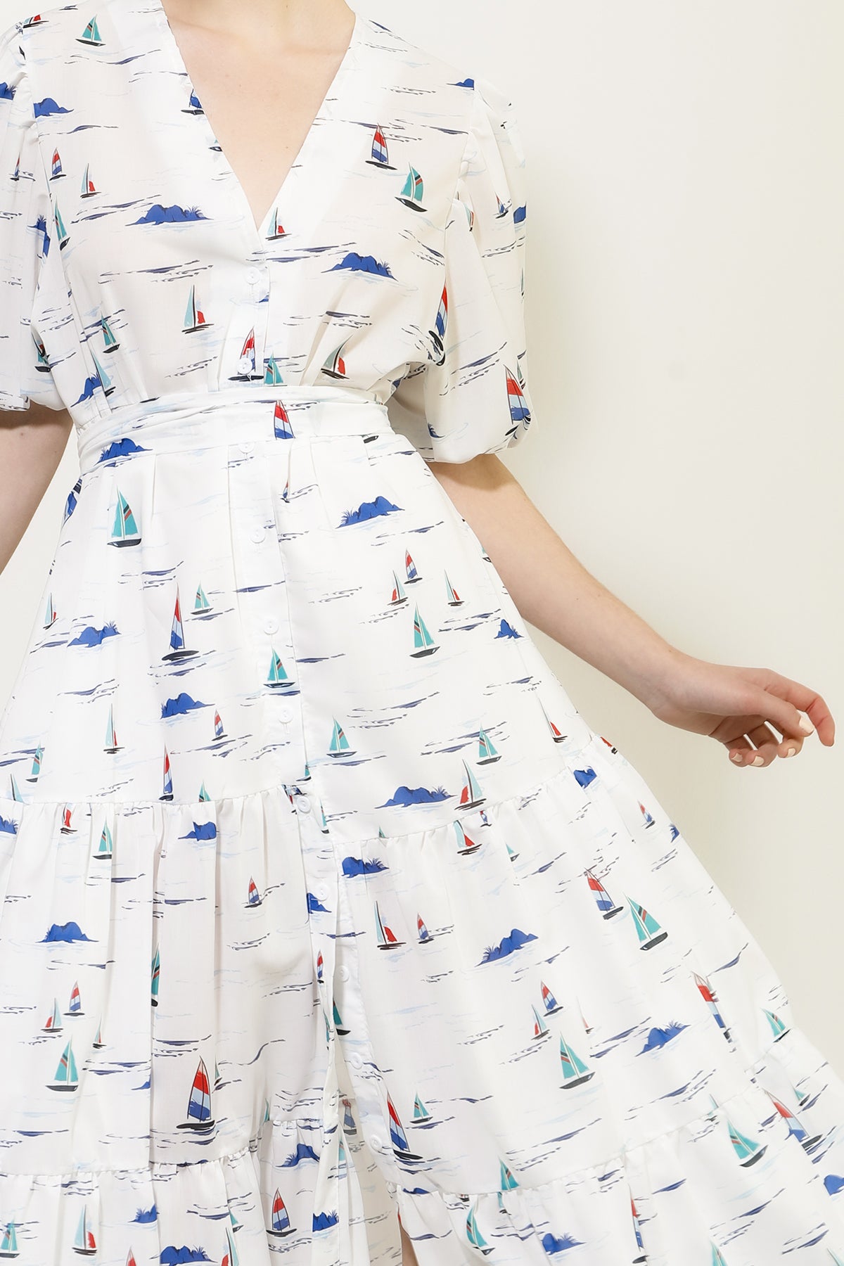 IRIDA DRESS (NAVY)