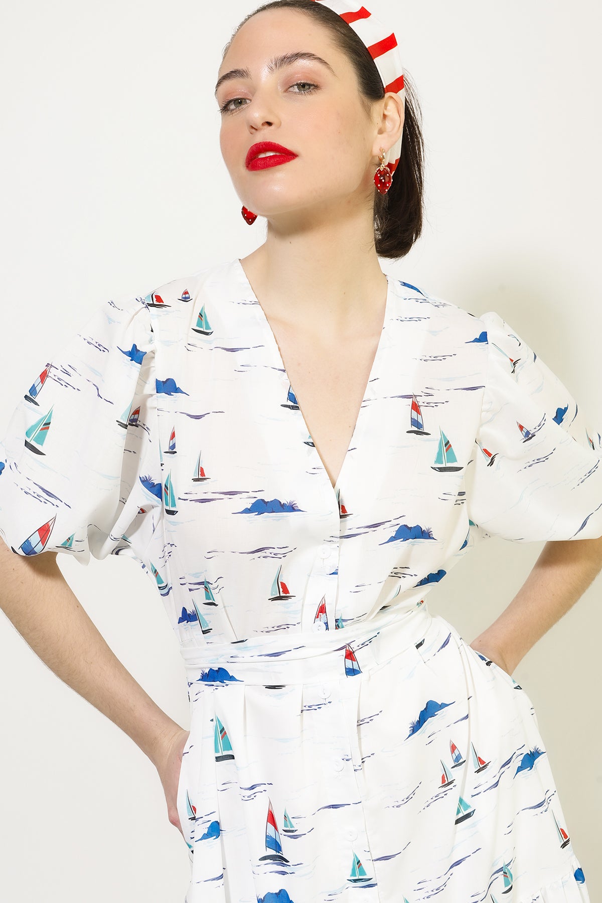 IRIDA DRESS (NAVY)