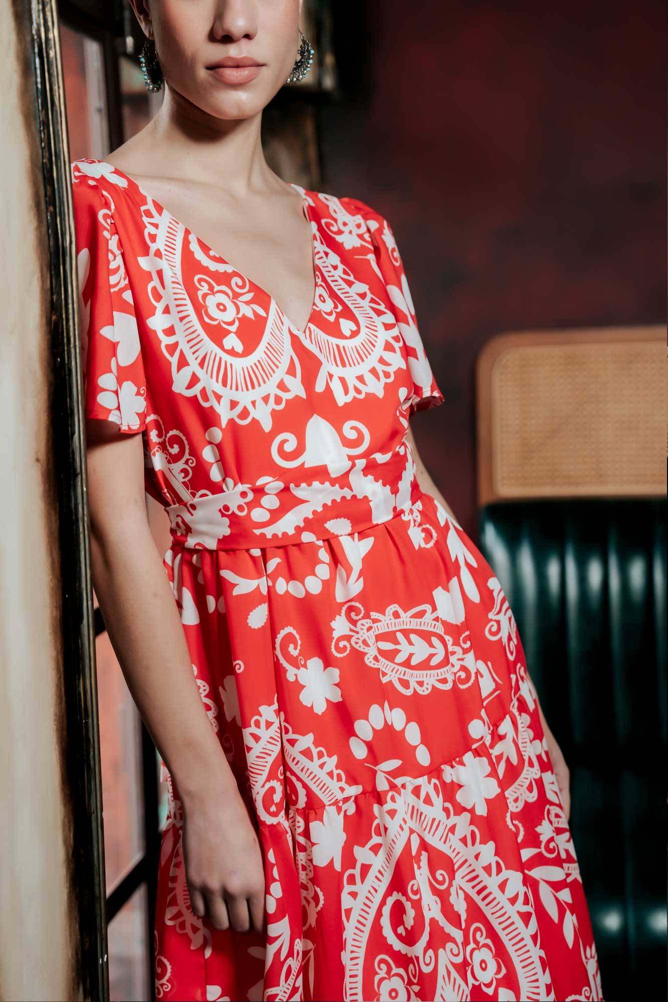 ECUADOR DRESS (RED)