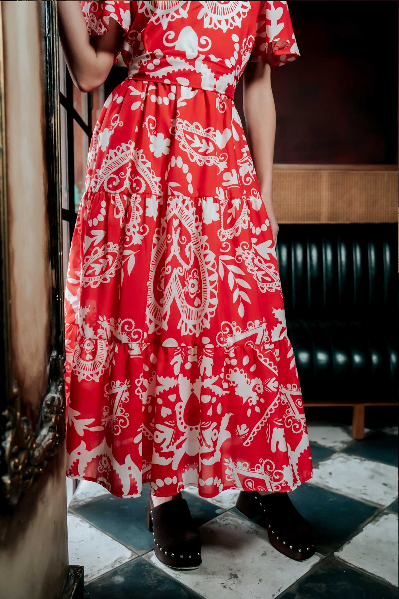 ECUADOR DRESS (RED)