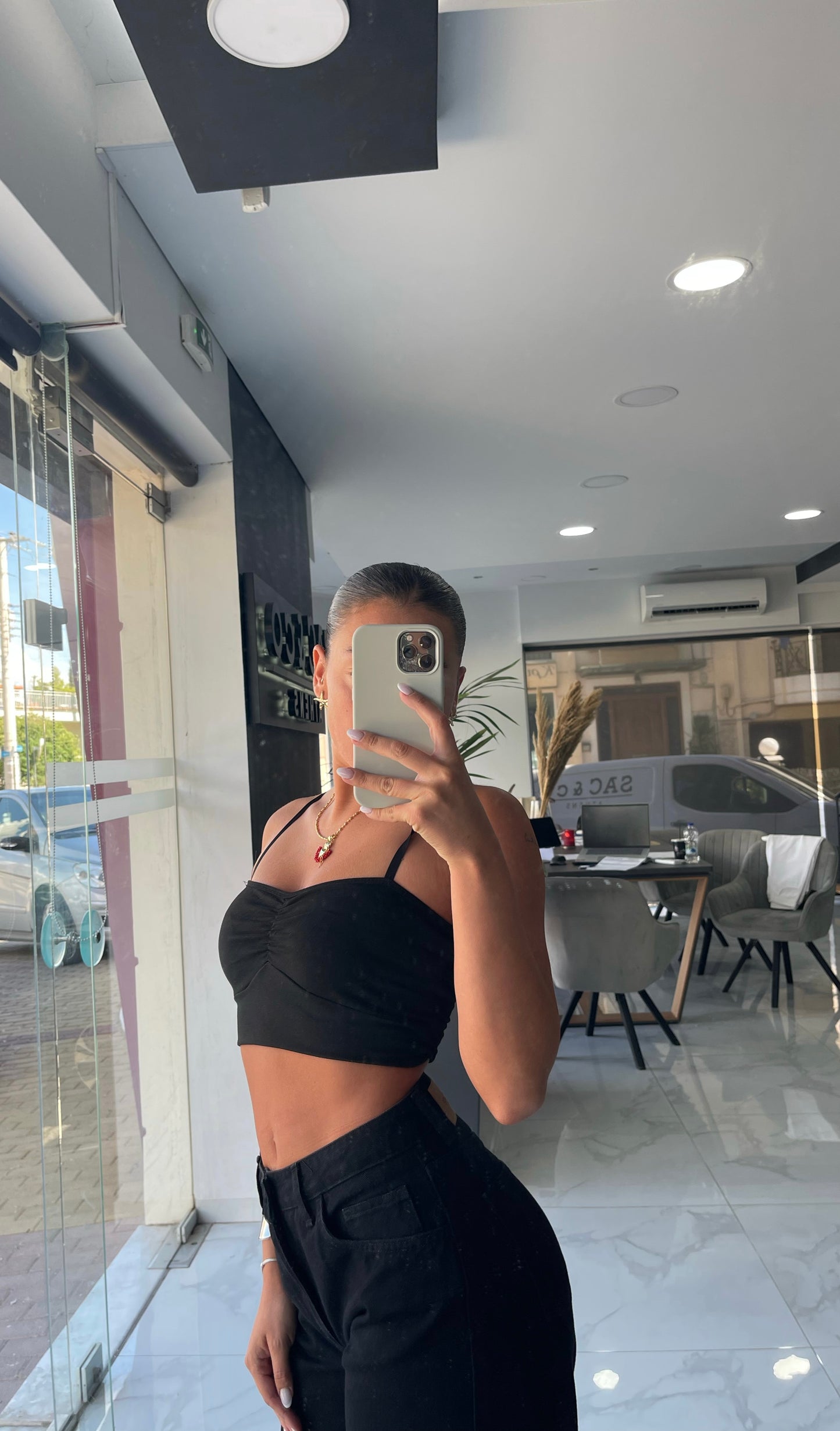 Bellen Wide Leg Denim (Black)