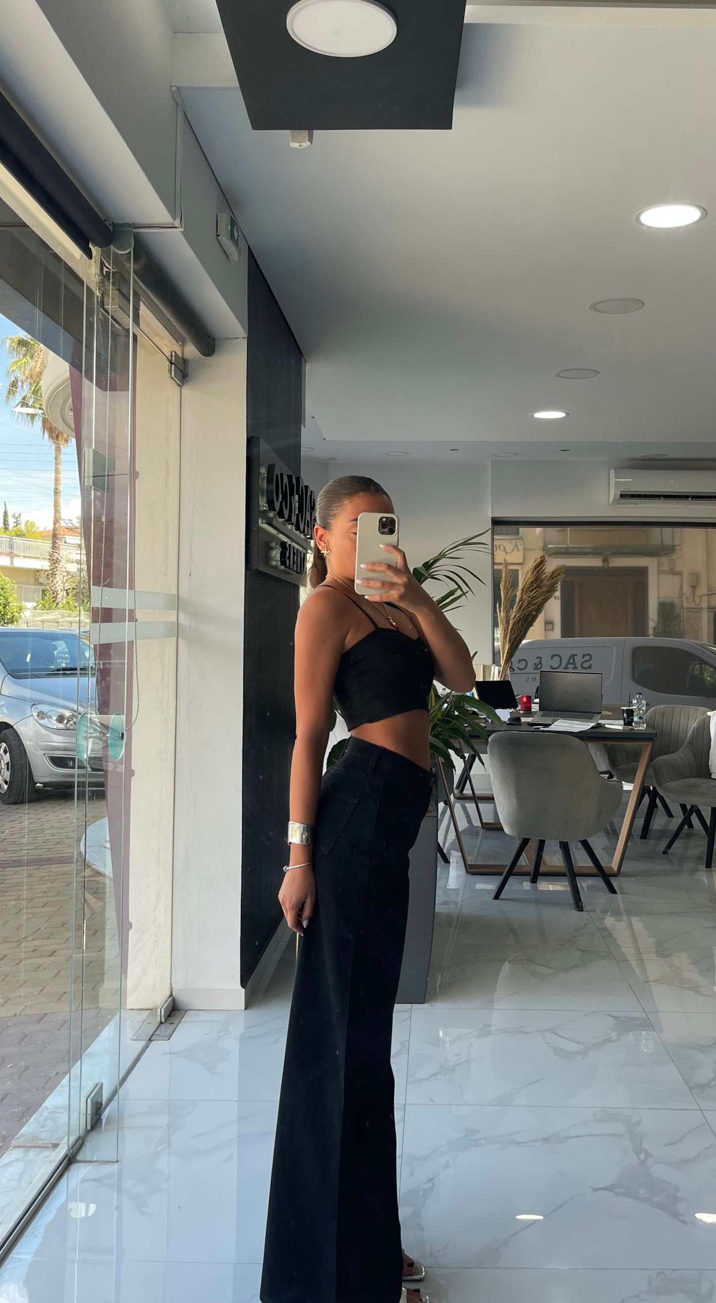 Bellen Wide Leg Denim (Black)