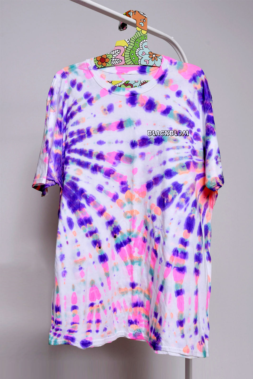 Unisex T-shirt tie dye πολύχρωμη