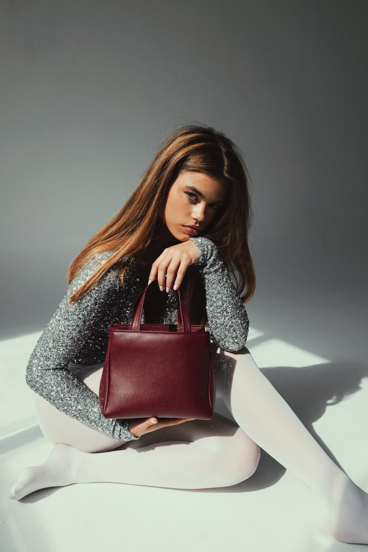 GRACE MINITOTE (bordeaux dolaro genuine leather)