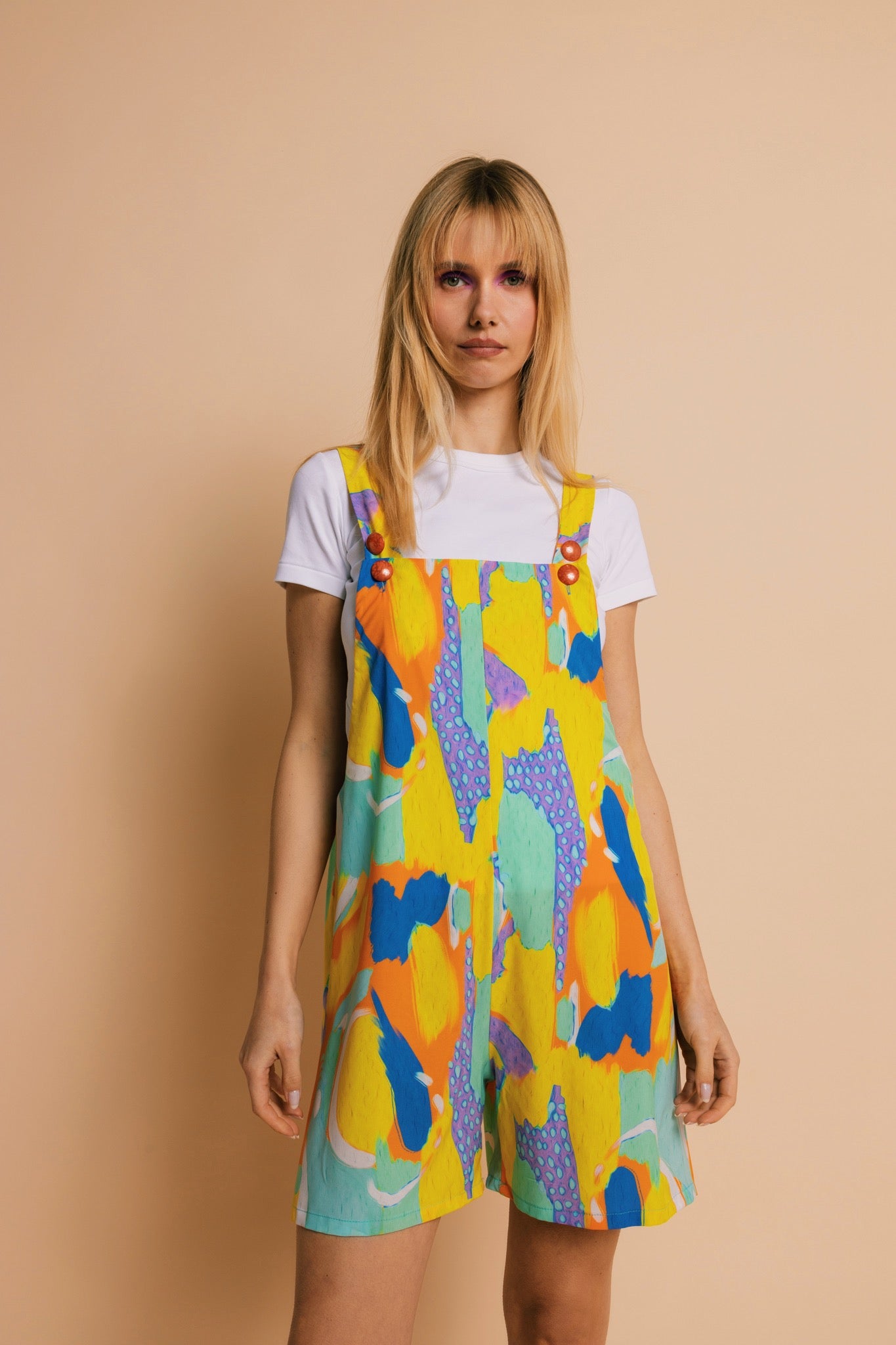 Topazia dungarees shorts