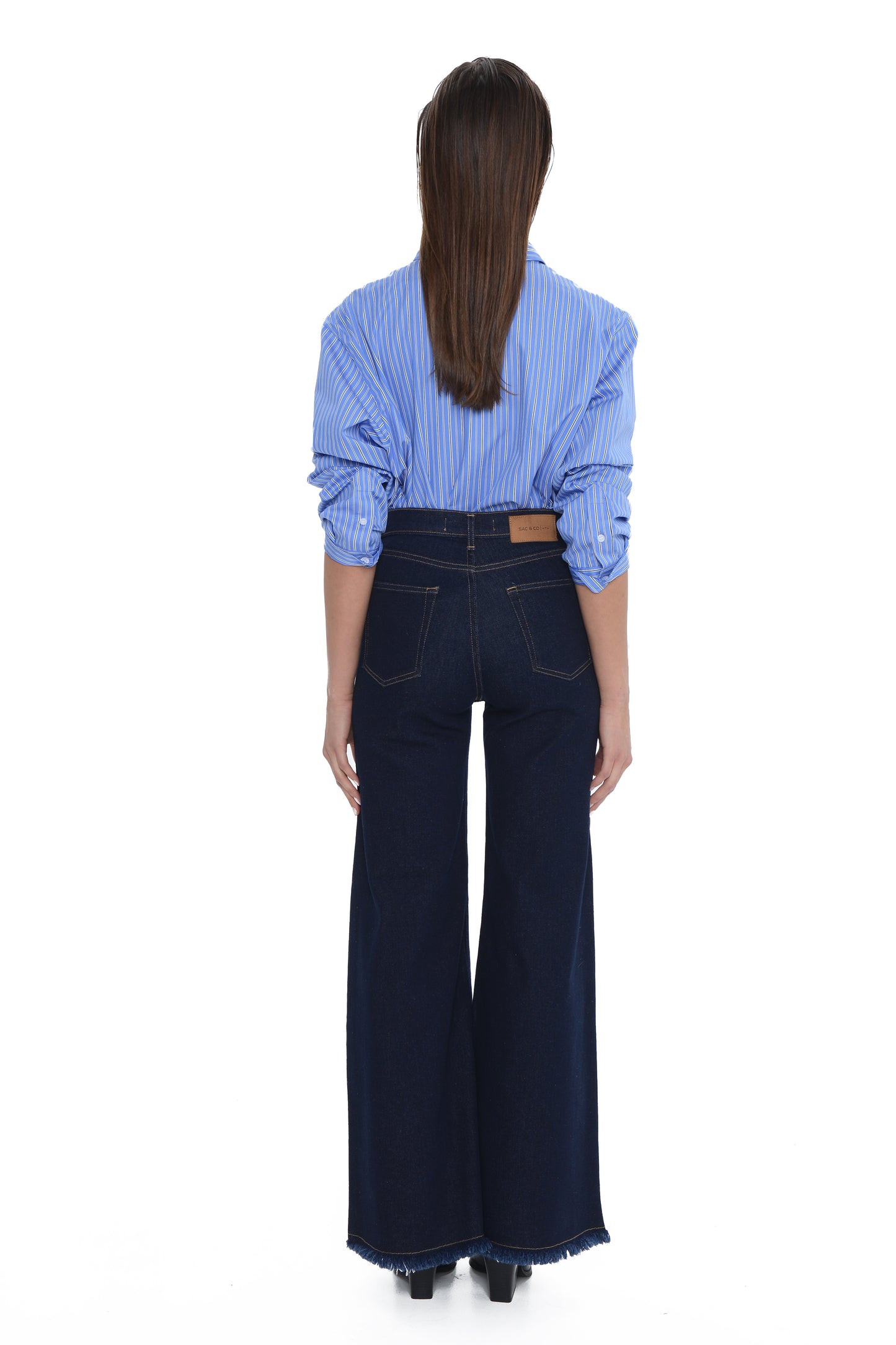 Naomi Elastic Ocean Blue Pants