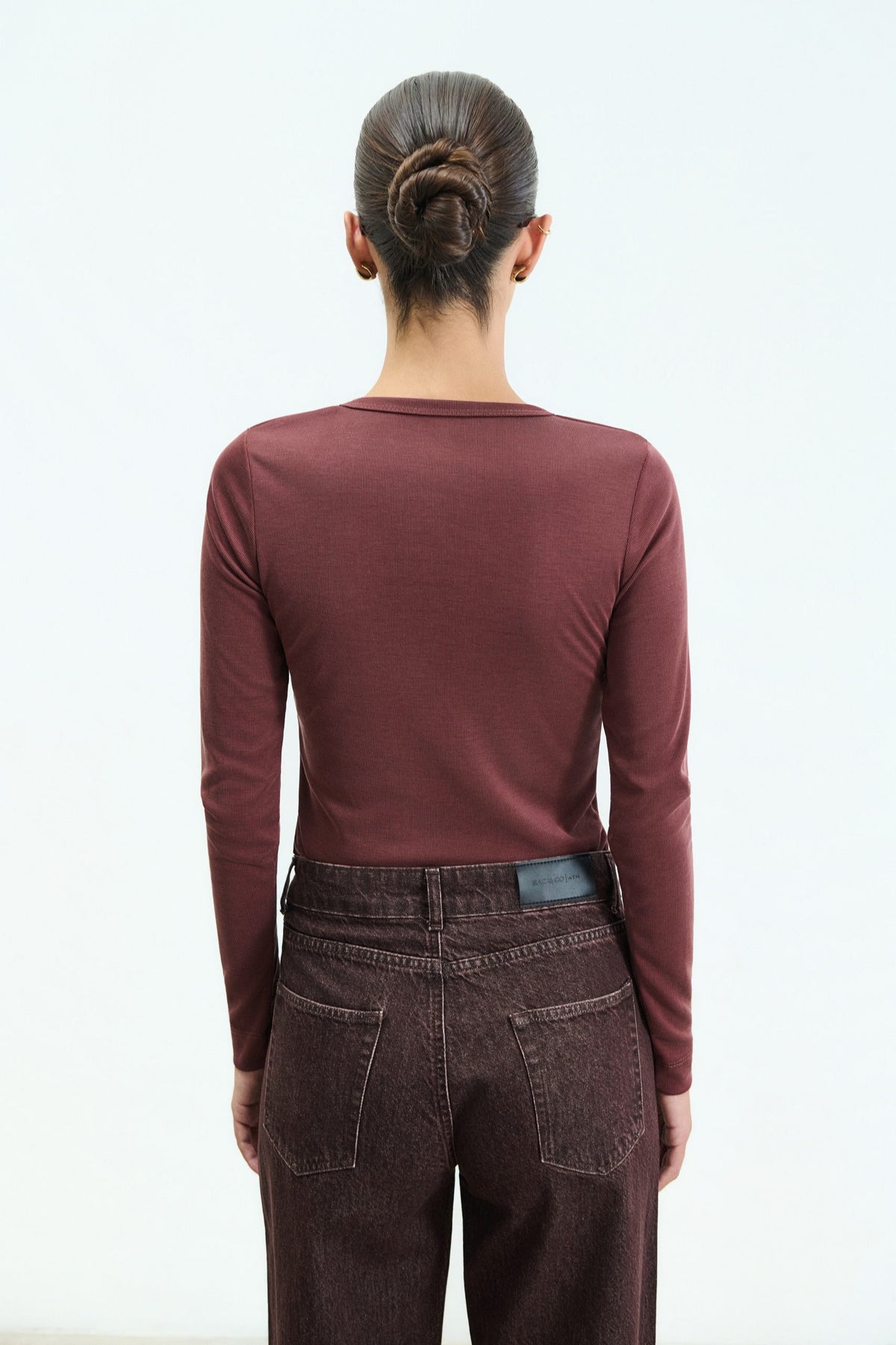Iro Longsleeve Top Brown