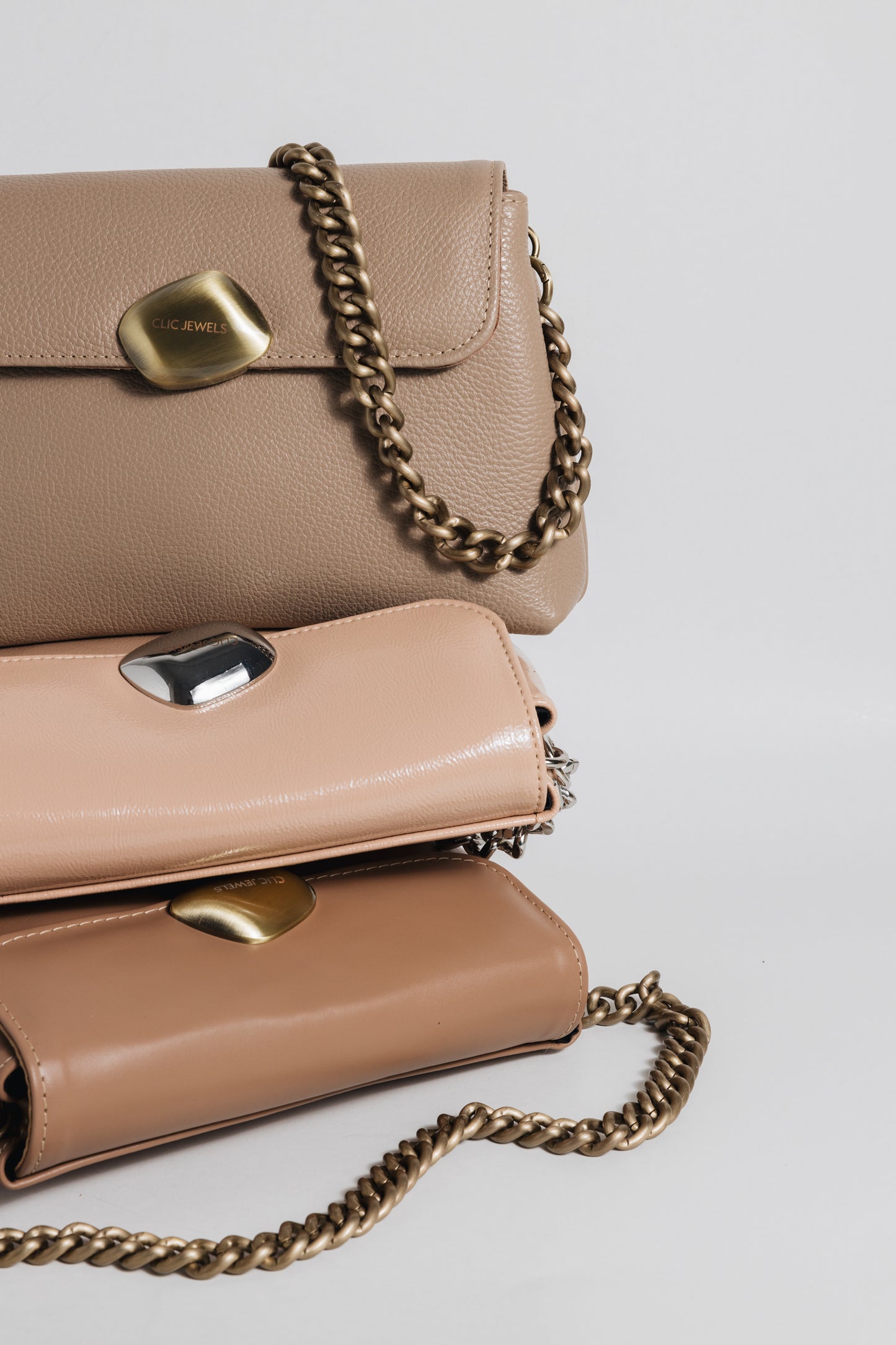 Nude smooth Minibag