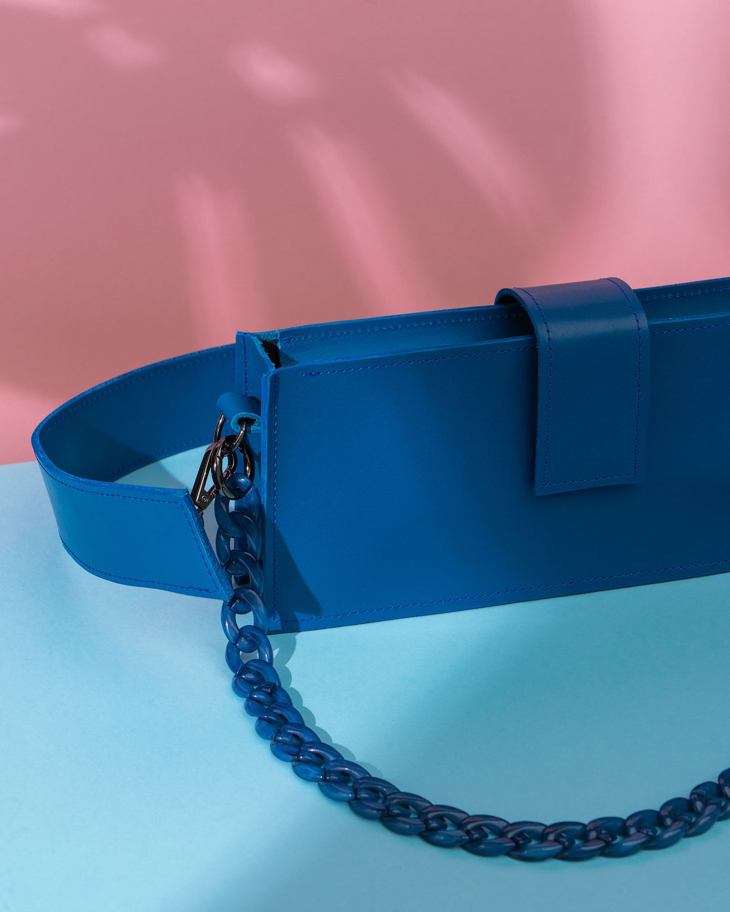 Heaven leather bag (blue)