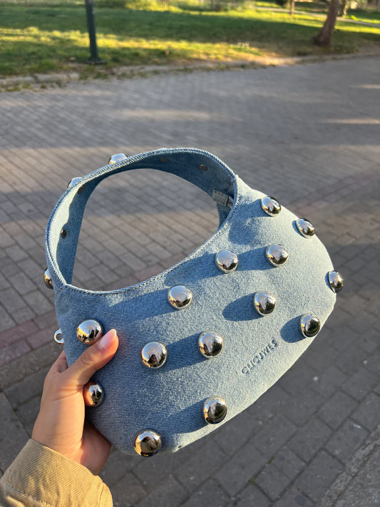 CANDY MINI (denim with studs)