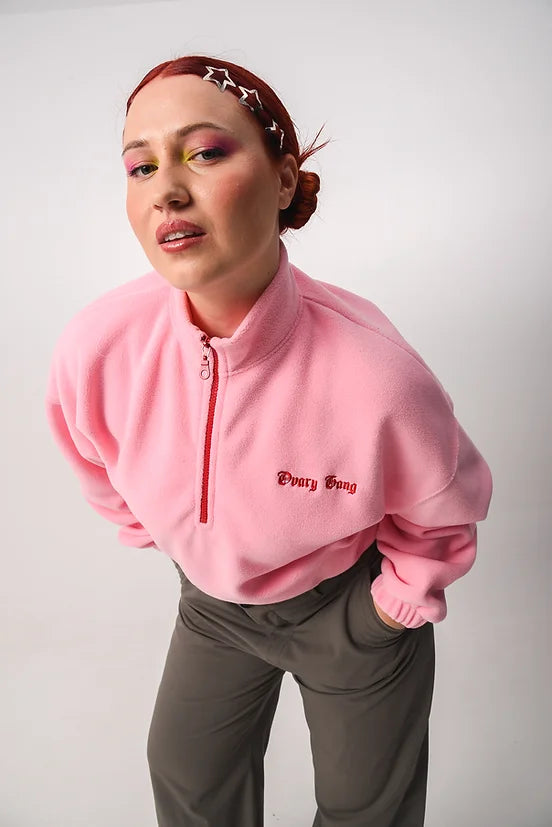 Petrify The Patriarchy - Half zipped Polar Fleece
