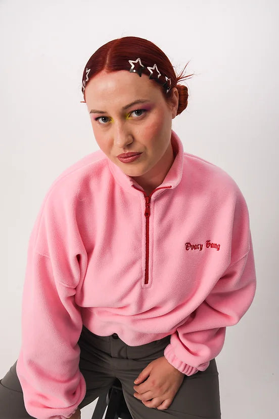 Petrify The Patriarchy - Half zipped Polar Fleece