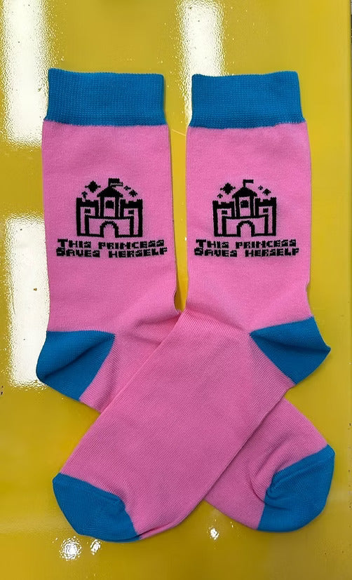 This princess saves herself - sock