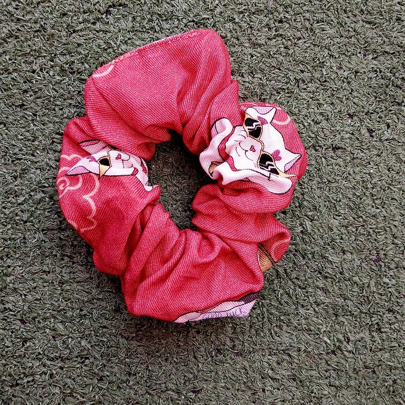Maneki neko print - Scrunchie