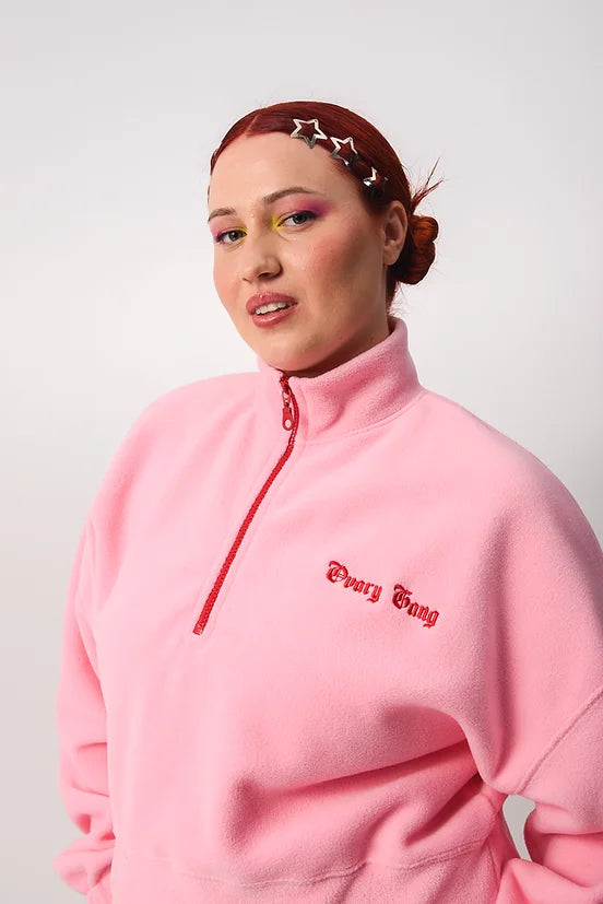 Petrify The Patriarchy - Half zipped Polar Fleece