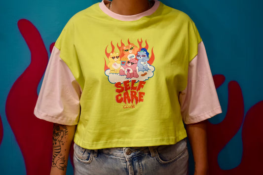 Self Care Bears - Crop T-shirt