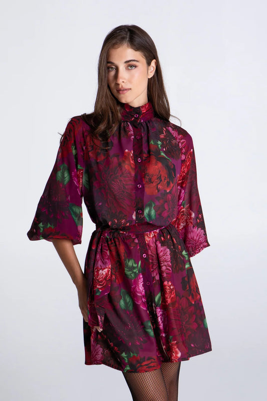 MARBELLE MINI DRESS WITH BELT