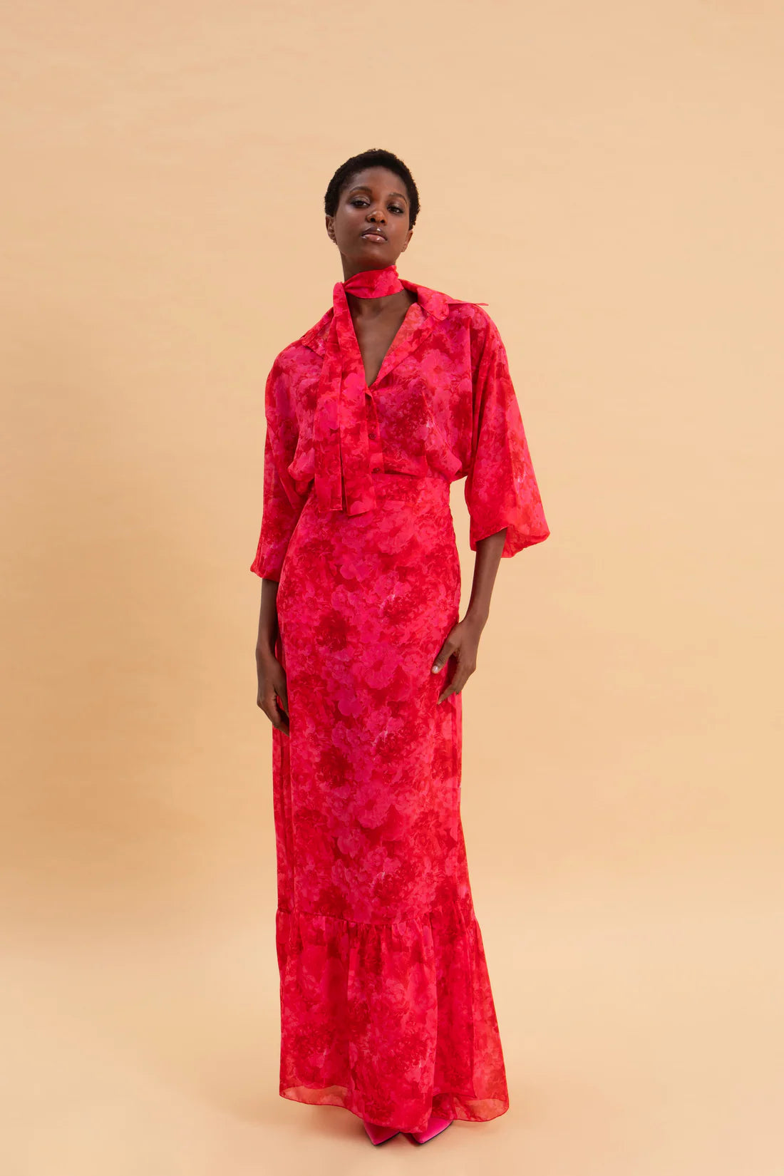 RUBY ROSE MAXI WRAP SKIRT