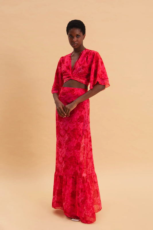 RUBY ROSE MAXI WRAP SKIRT