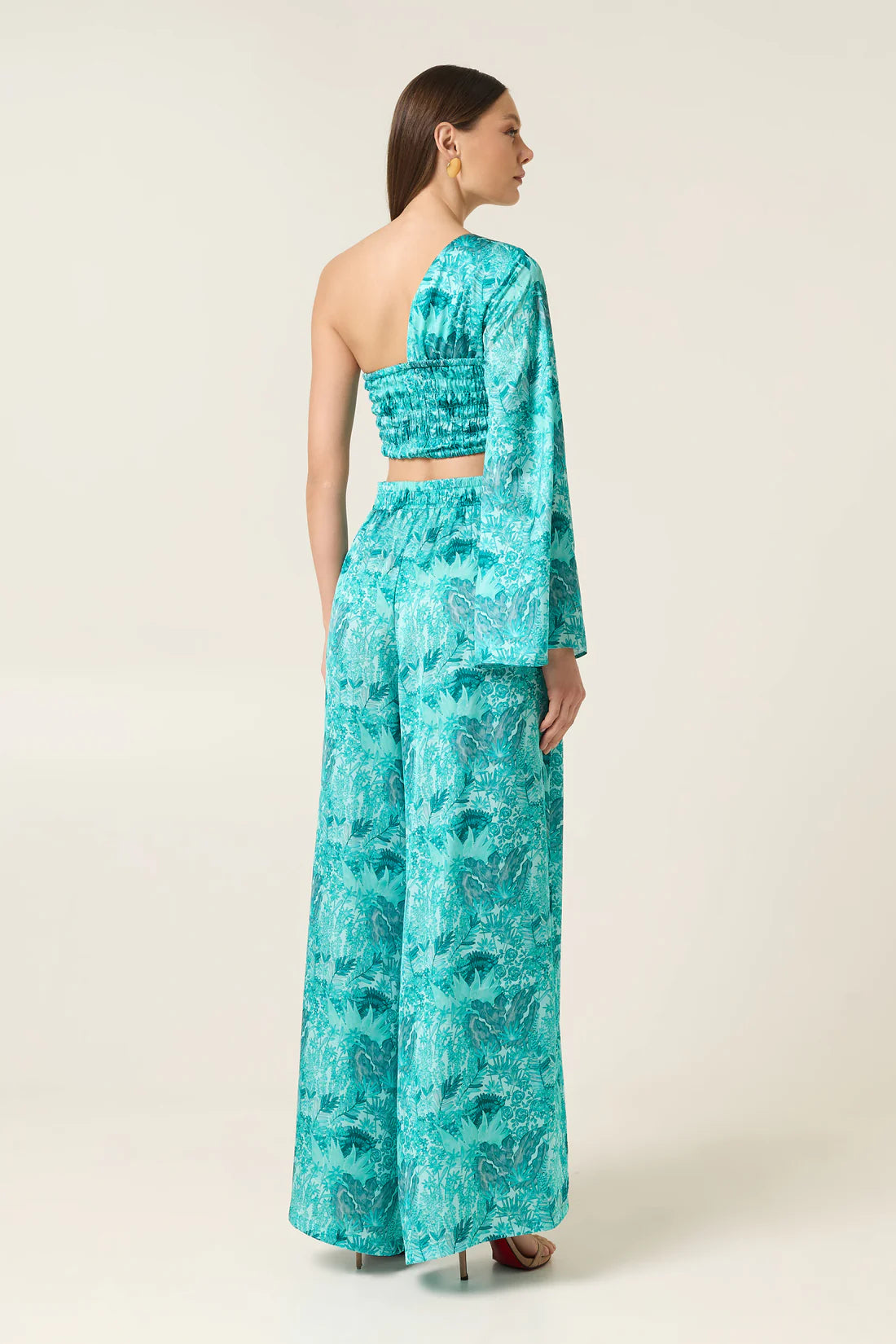 SERAFINA HIGH WAISTED SATIN PANTS