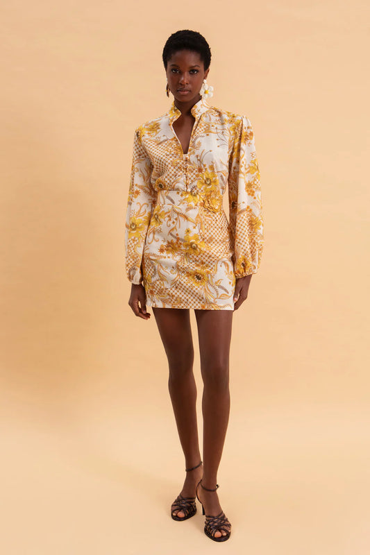 MARIGOLD MINI LINEN SKIRT