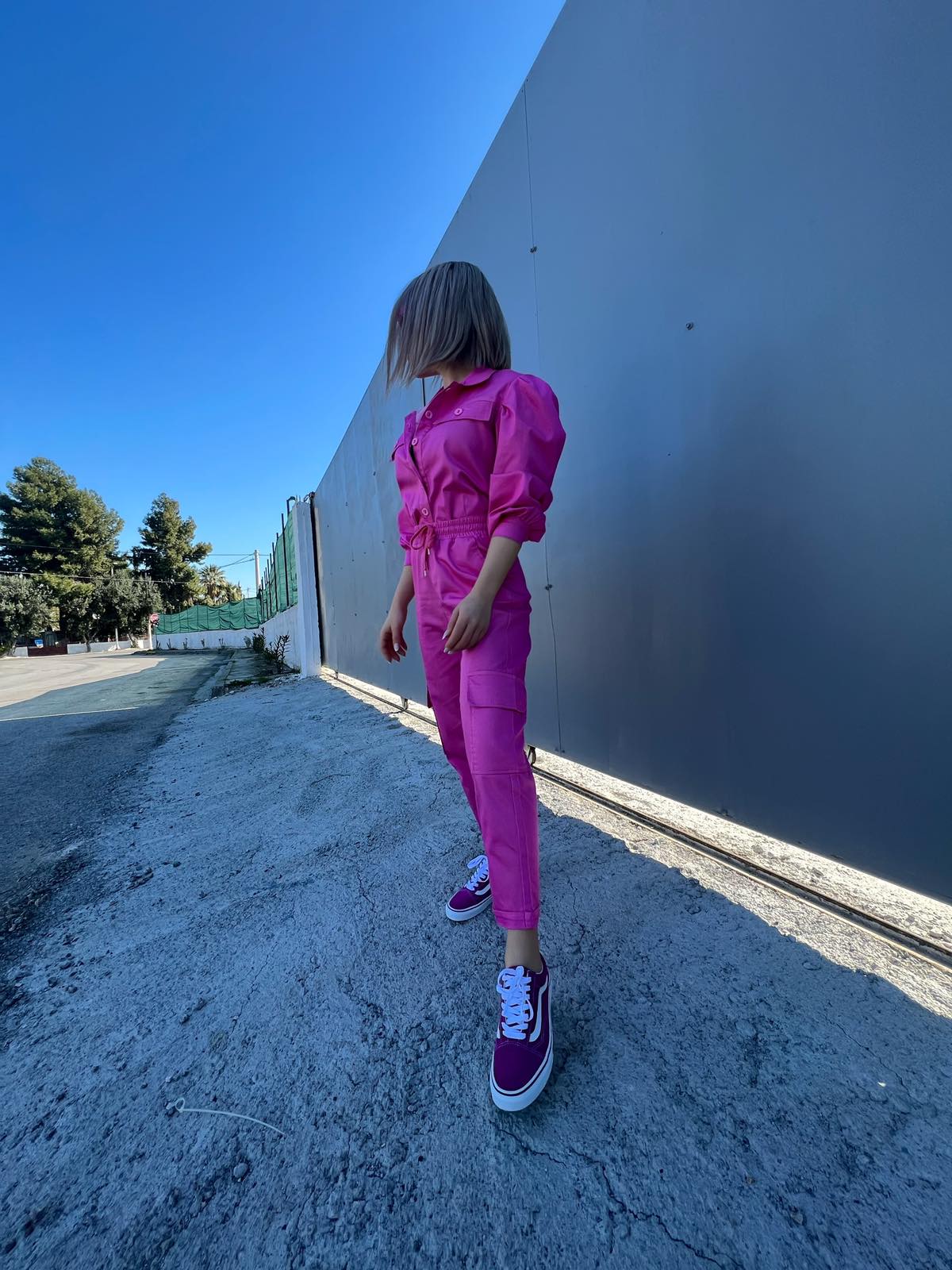Estel Denim Set FUCHSIA