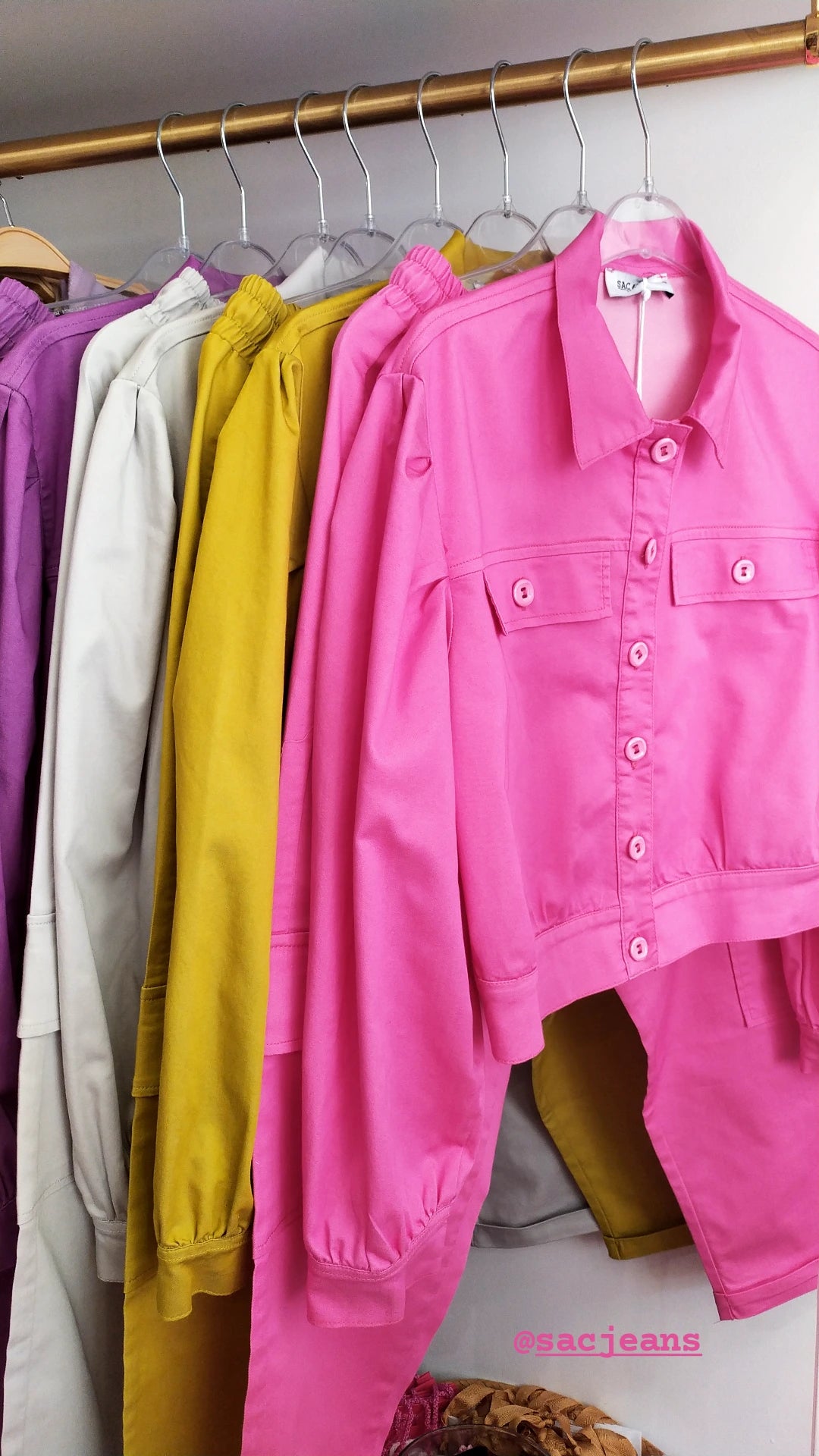 Estel Denim Set FUCHSIA