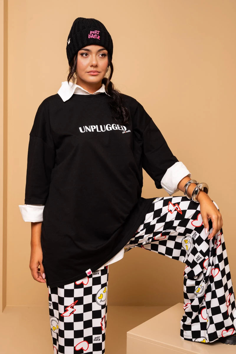 Akita Pants Checkered Smiley Παντελόνα Petit Boutik
