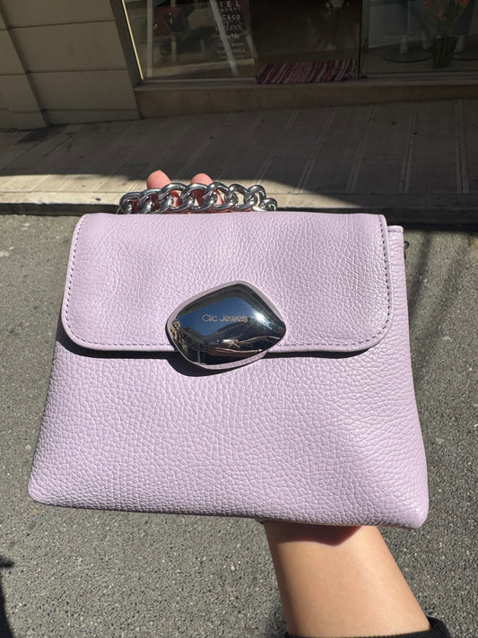 MAYA MINIBAG (Lilac dolaro genuine leather)