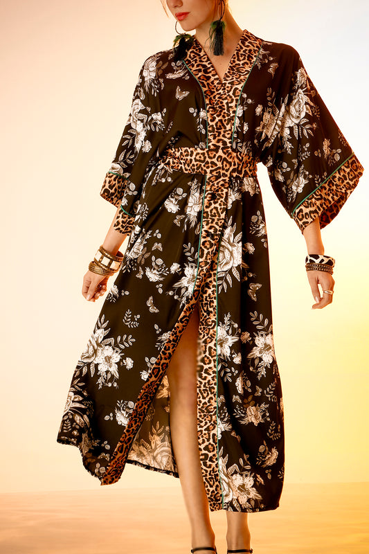 ROMINA (BLACK) DRESS/KIMONO