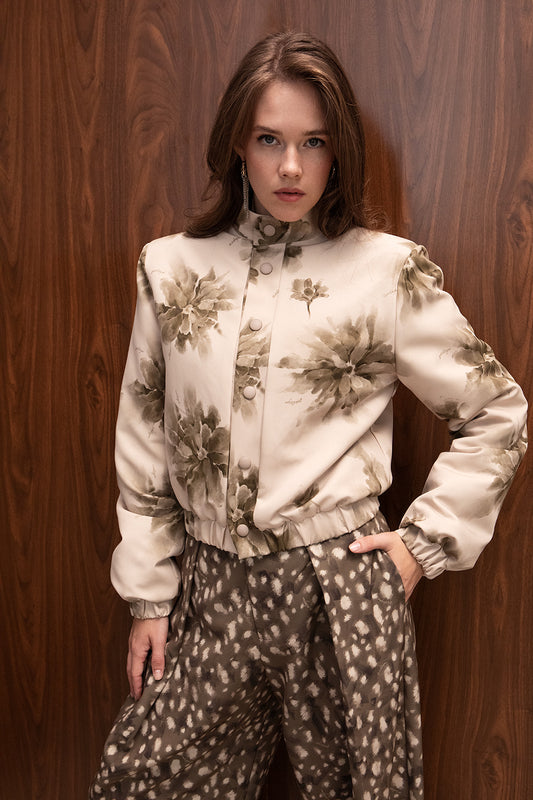 OLIVINE BOMBER JACKET