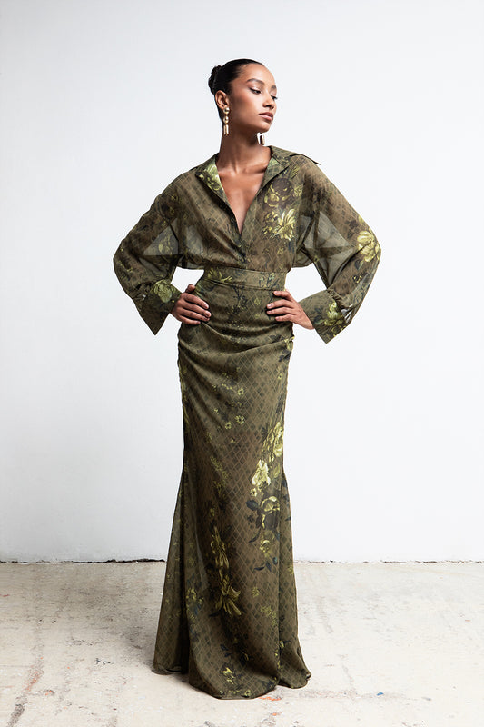 AVELINE MERMAID MAXI SKIRT