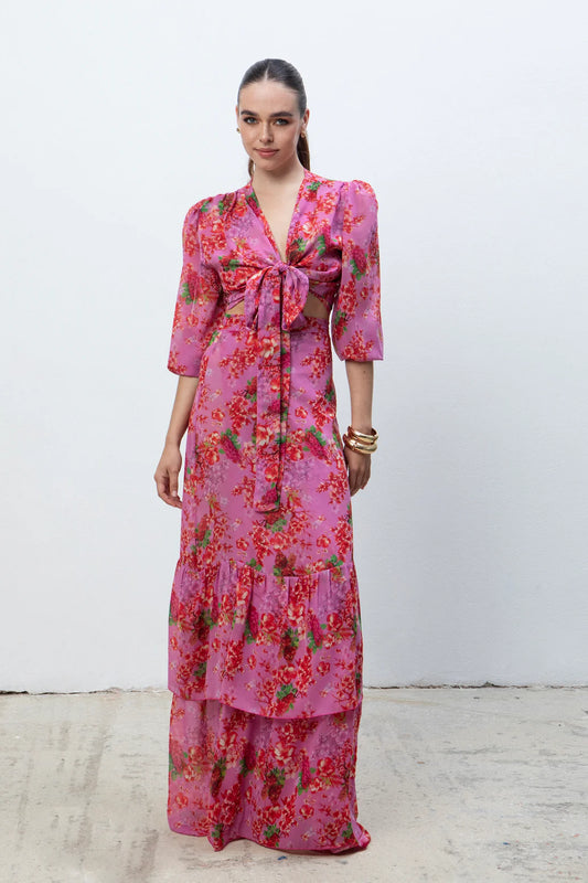 CAMELIA MAXI POLYMORPHIC WRAP SKIRT