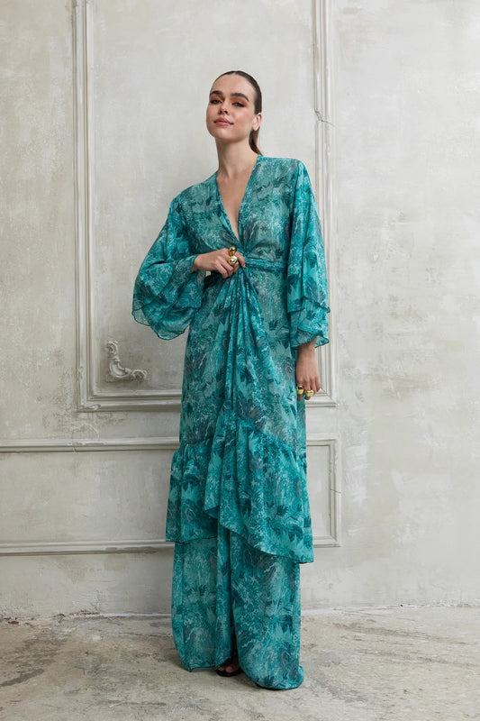 SERAFINA POLYMORPHIC KIMONO DRESS