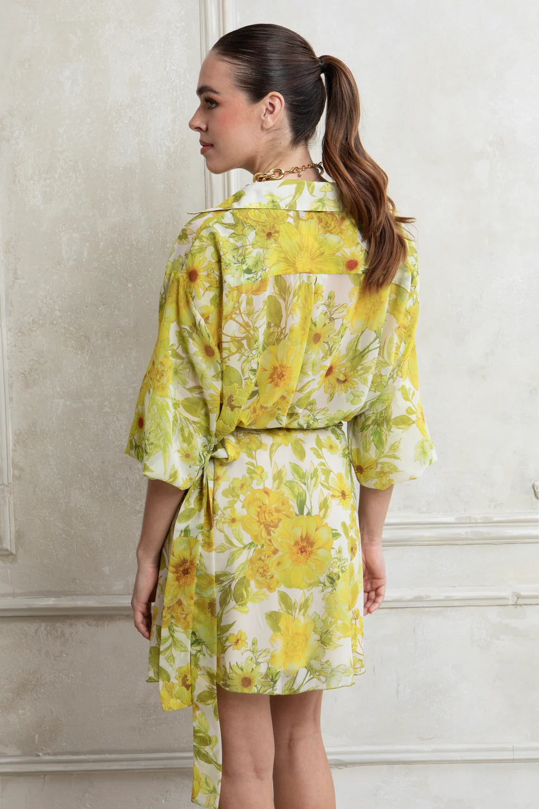 CITRUS MINI WRAP SKIRT