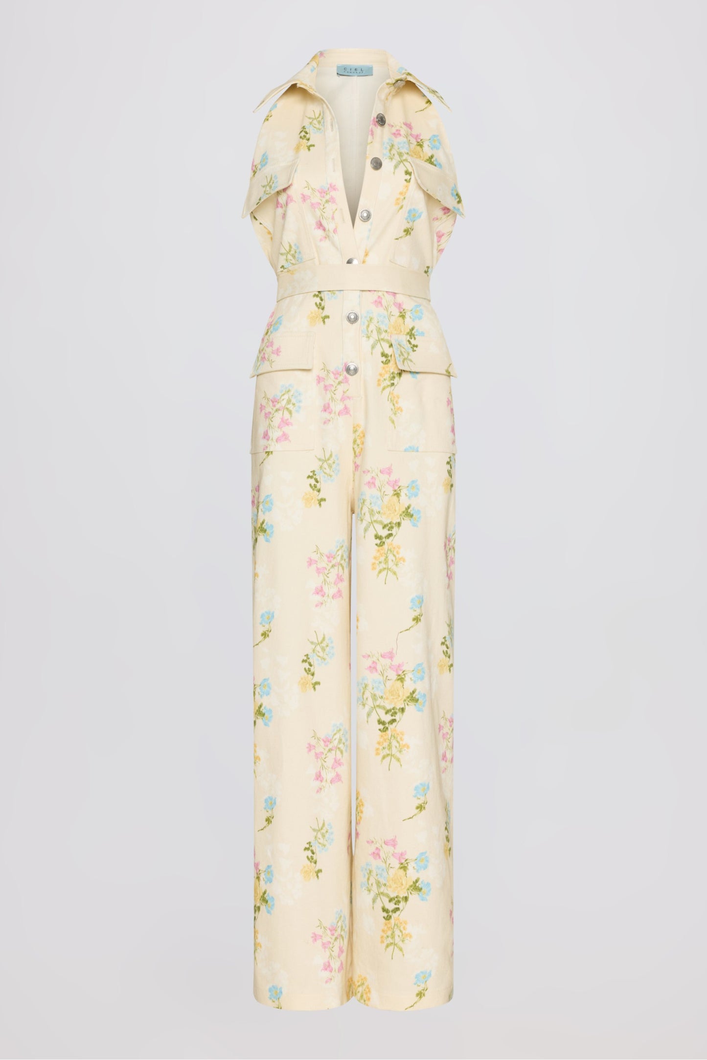 BUTTER BLOSSOM JEAN JUMPSUIT