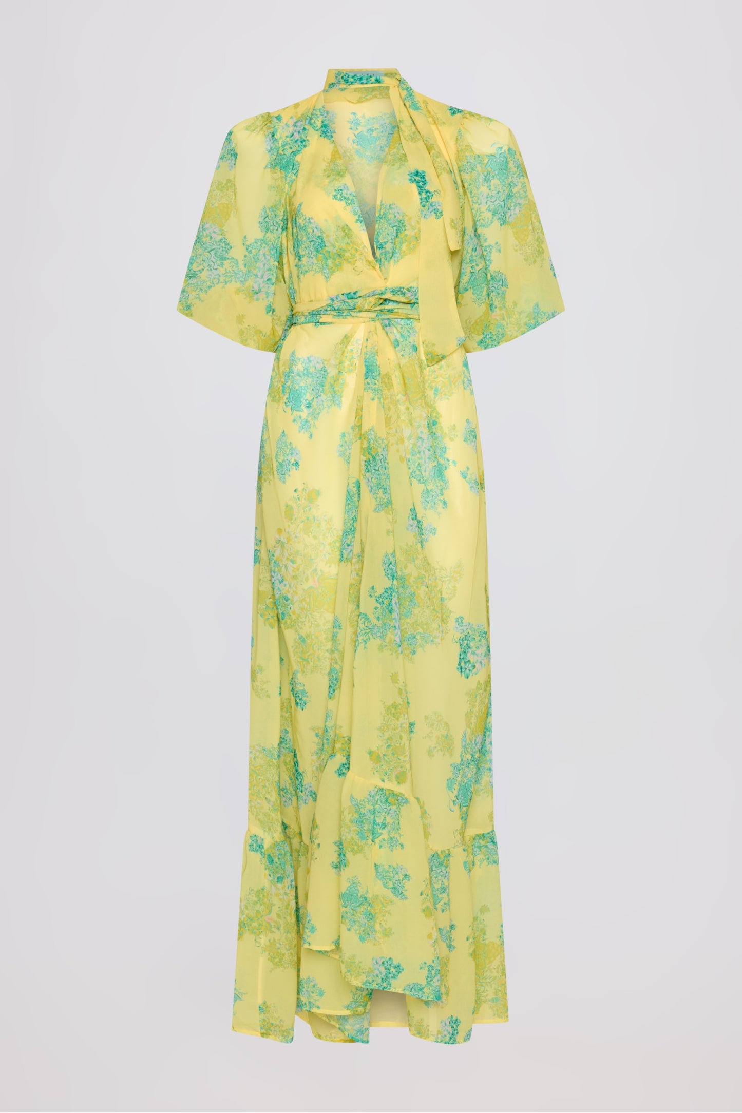 LIME PETALS KIMONO