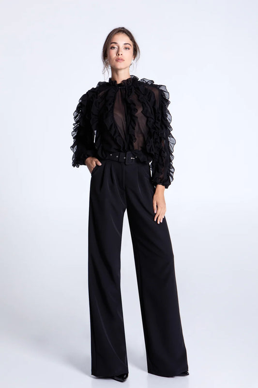 BLACK SWAN HIGH WAISTED PANTS