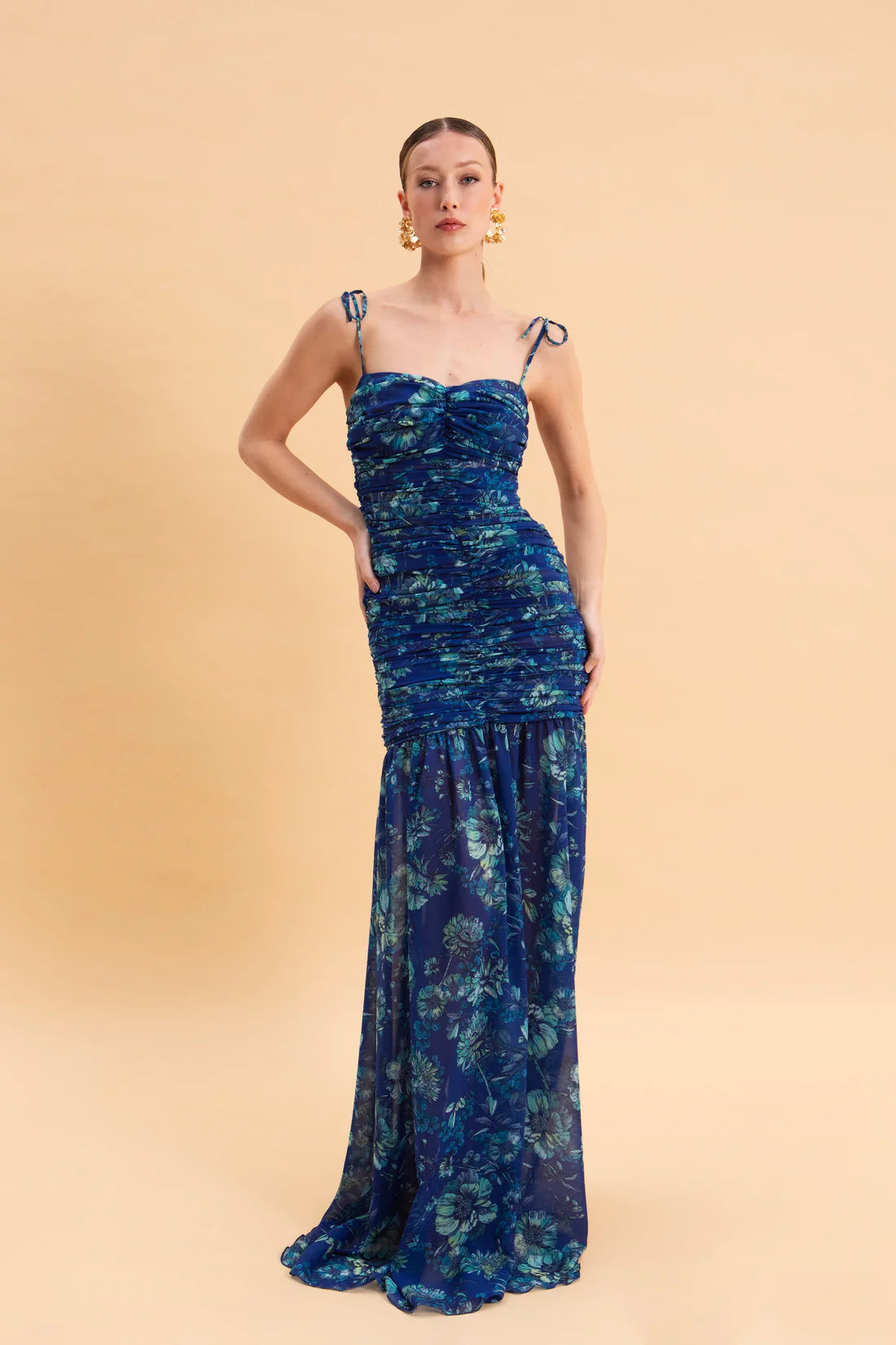 ETHEREAL BLUE MAXI DRESS