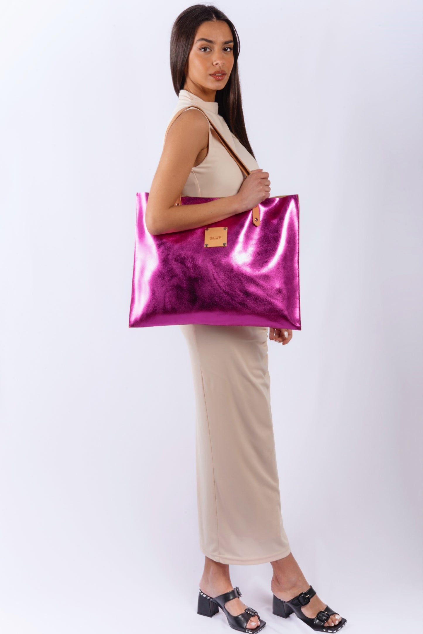 Funky Metalize Fuchsia Bag