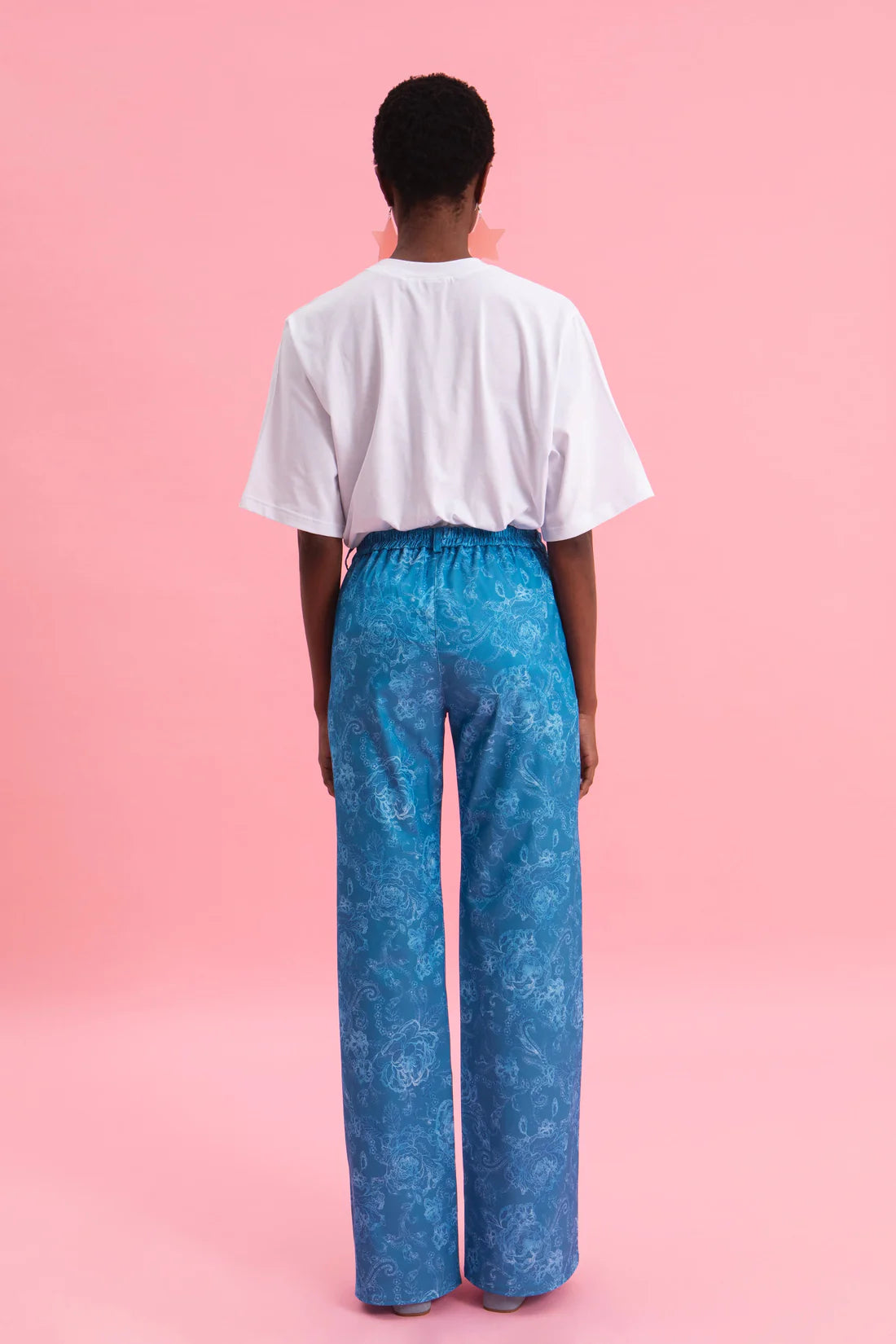 AQUATIC ELEGANCE 100% COTTON PANTS